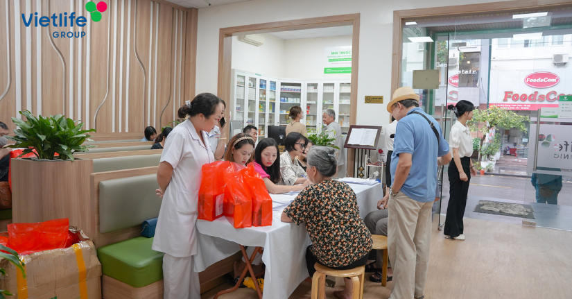 Vietlife phối hợp cùng phường Trần Hưng Đạo triển khai Thăm khám nhân dịp 27-07